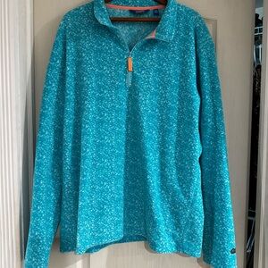 Chubbies Aqua and Peach Fleece Jacket